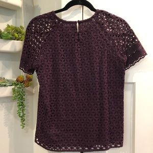 J. Crew Eyelet Top